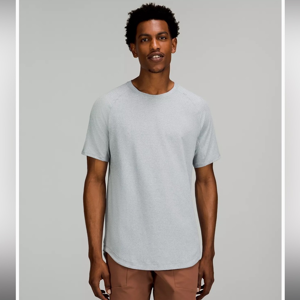 Gray Lulu Drysense Short-Sleeve Shirt